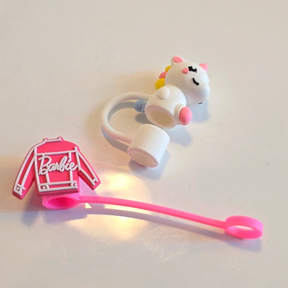 Pair of Silicone Straw Covers